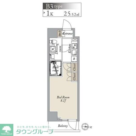 アジールコート両国北斎通の物件間取画像